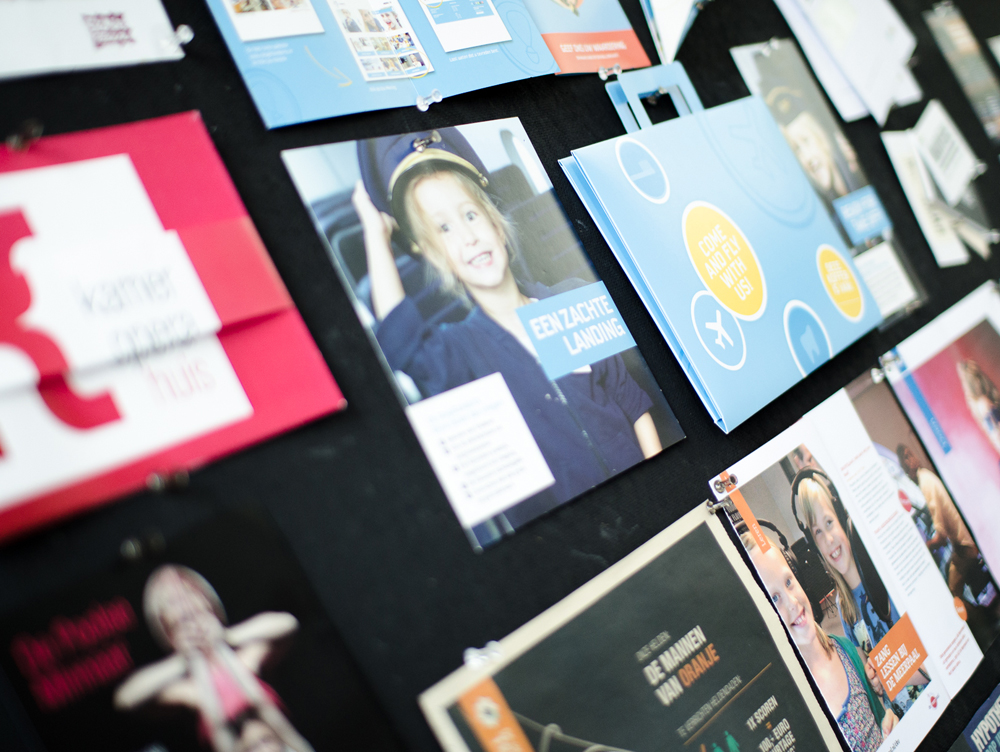 Sfeerfoto ontwerpen op bord vormshop