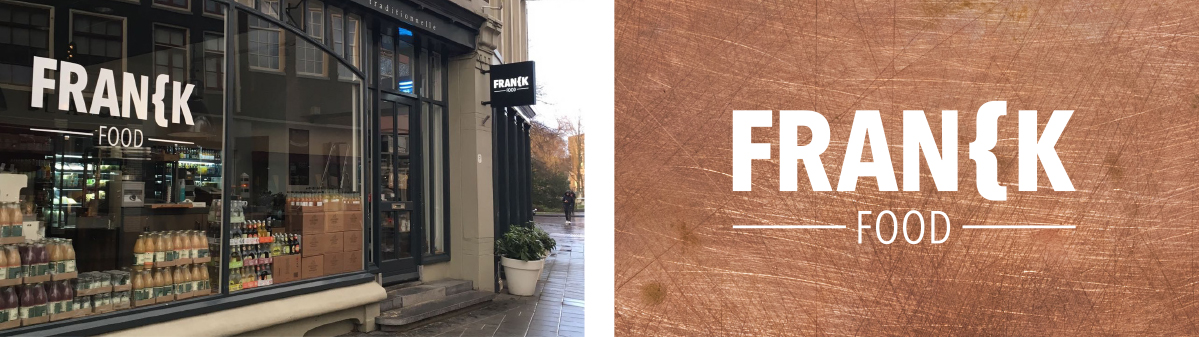 Ontwerp logo op winkel franck food zwolle