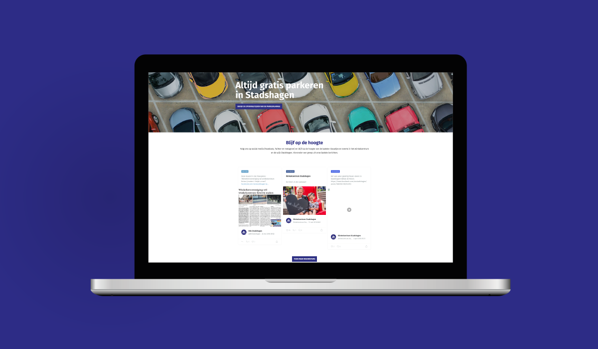 Website Winkelcentrum Stadshagen