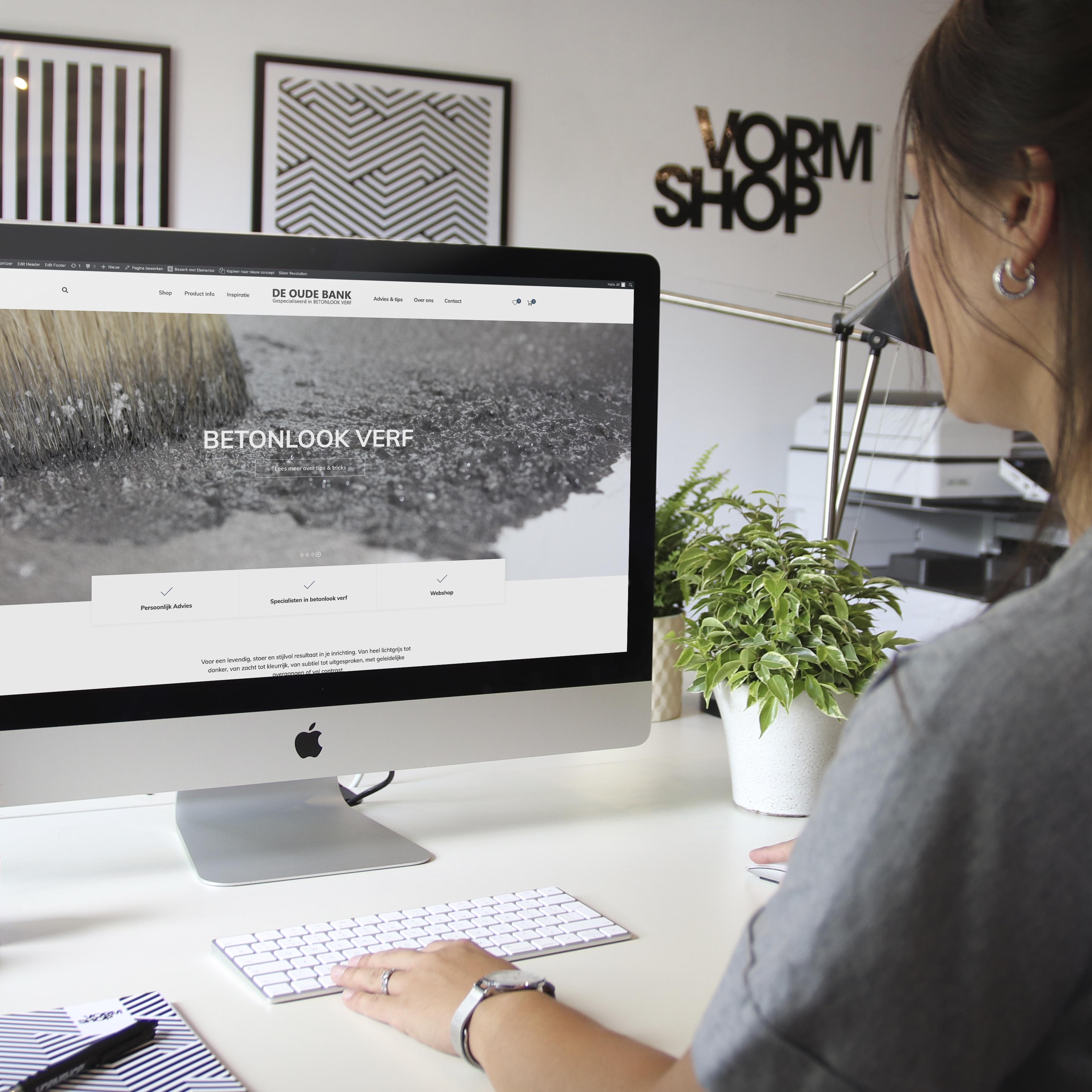 Oplevering website de oude bank