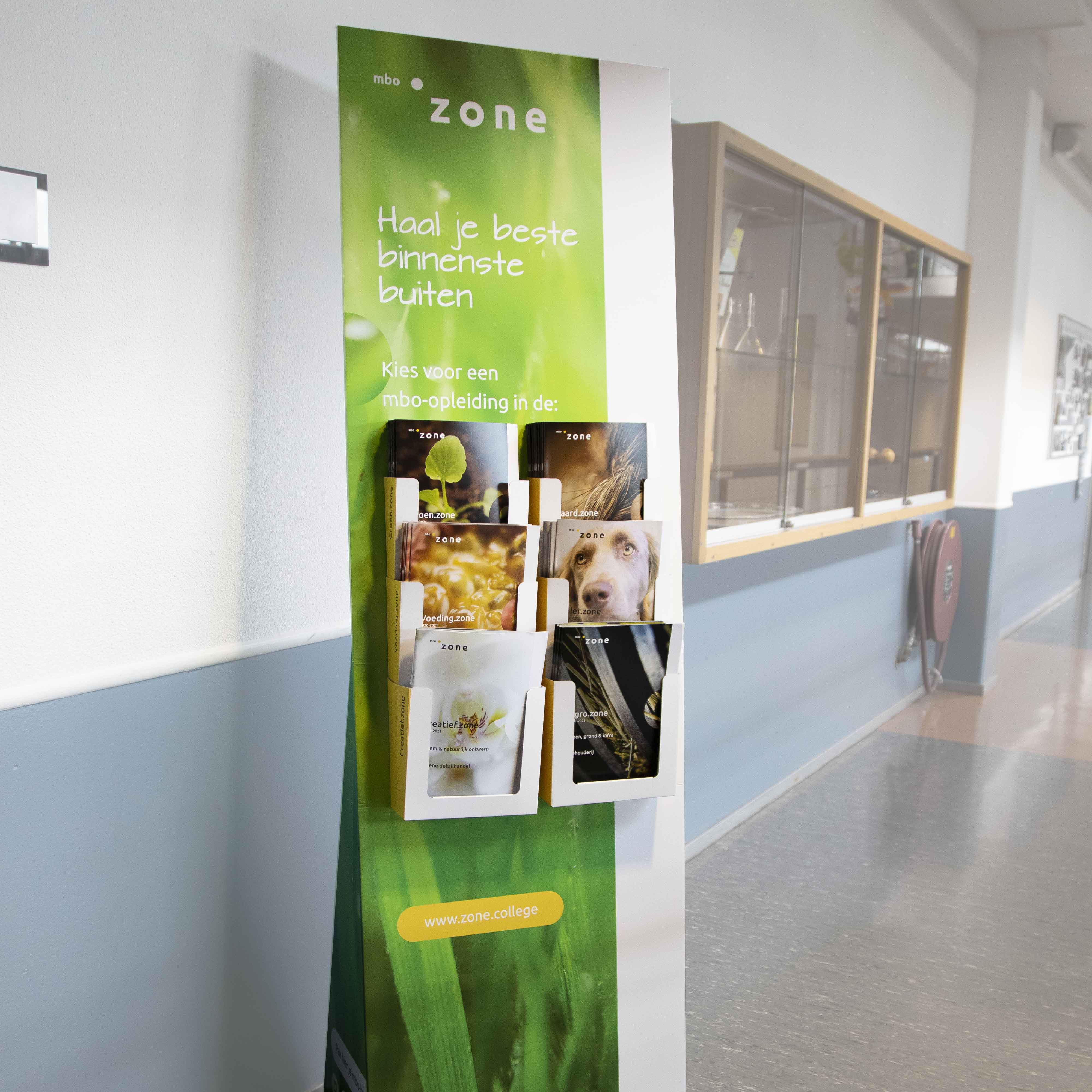 Brochurestandaard voor brochures zonecollege