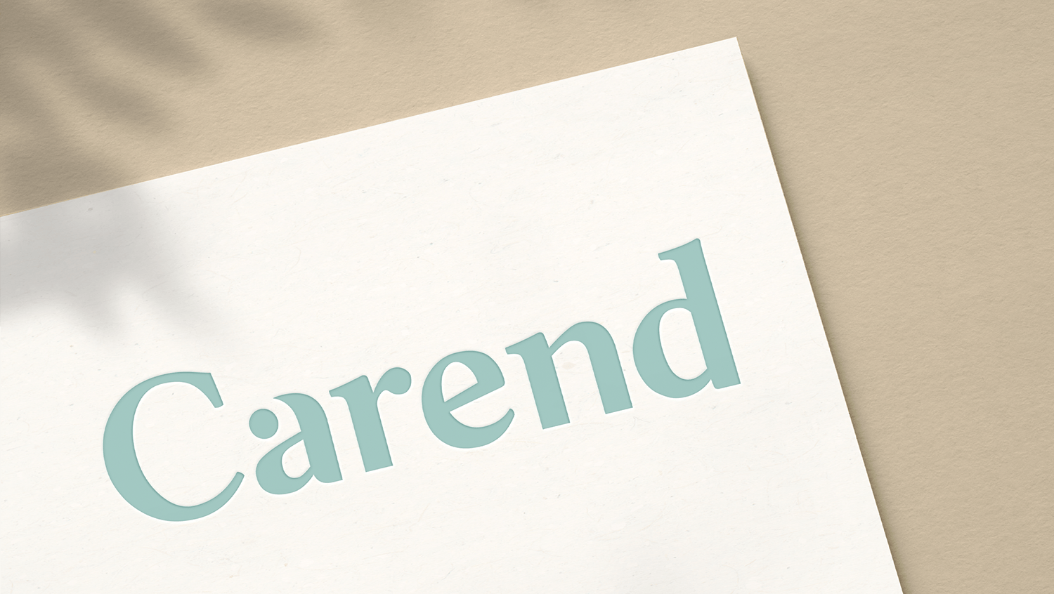Logo Carend op papier