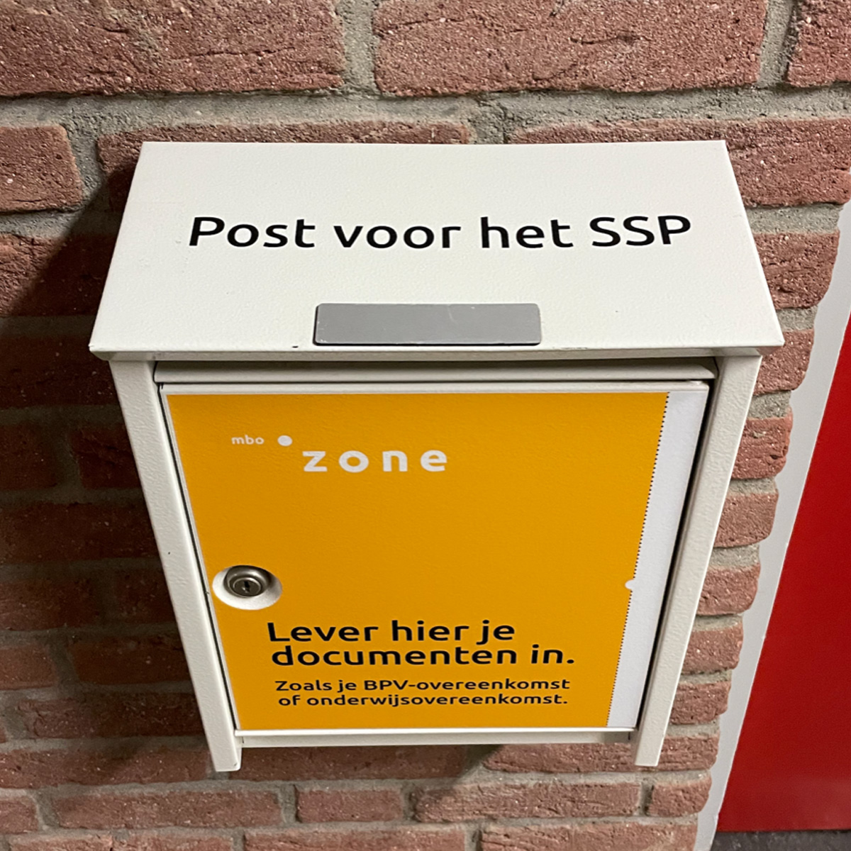 brievenbus SSP zone.college