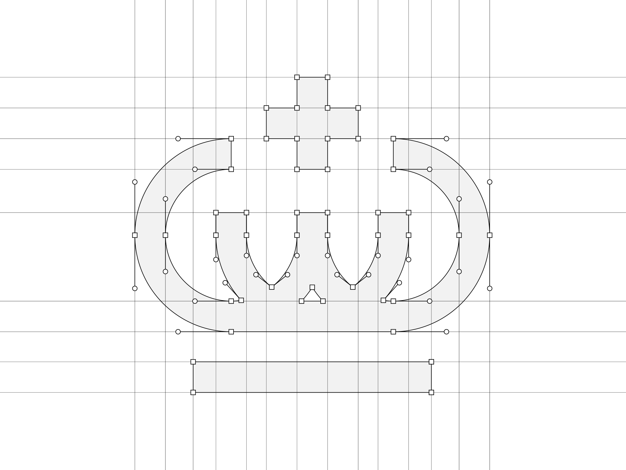 Koningsdag logo ontwerp lijnwerk door reclamebureau VORMSHOP
